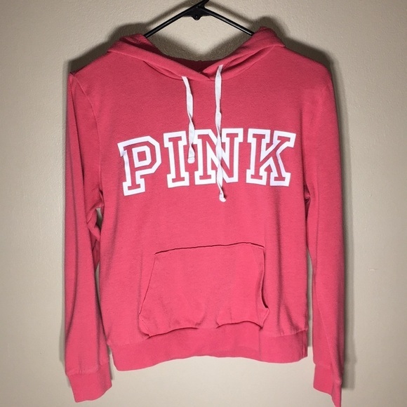 PINK Victoria’s Secret hoodie size small pink vs sweatshirt pink vs top​​​ - Picture 3 of 7